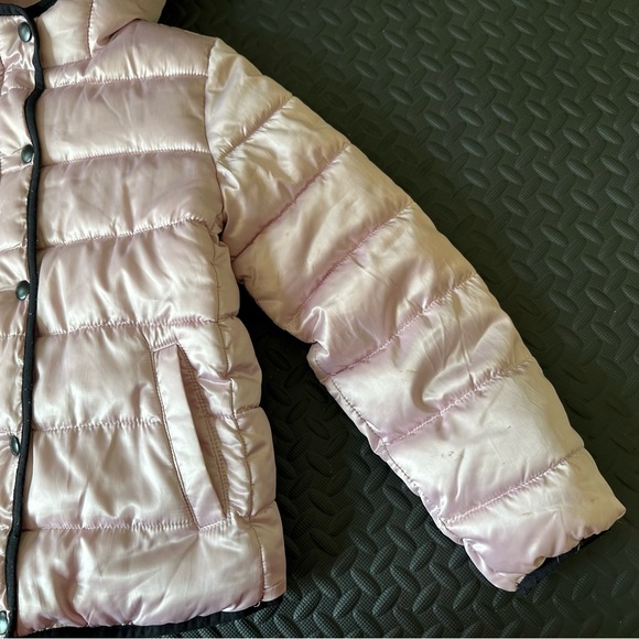 Children's Place Pink Puffer Jacket - Picture 4 of 16